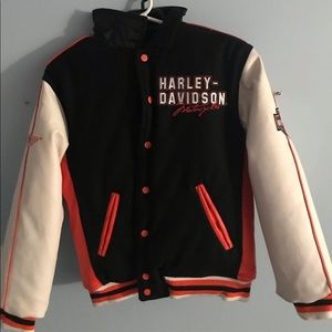 Harley Davidson varsity jacket